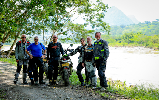 Guided off road motorcycle tour colombia